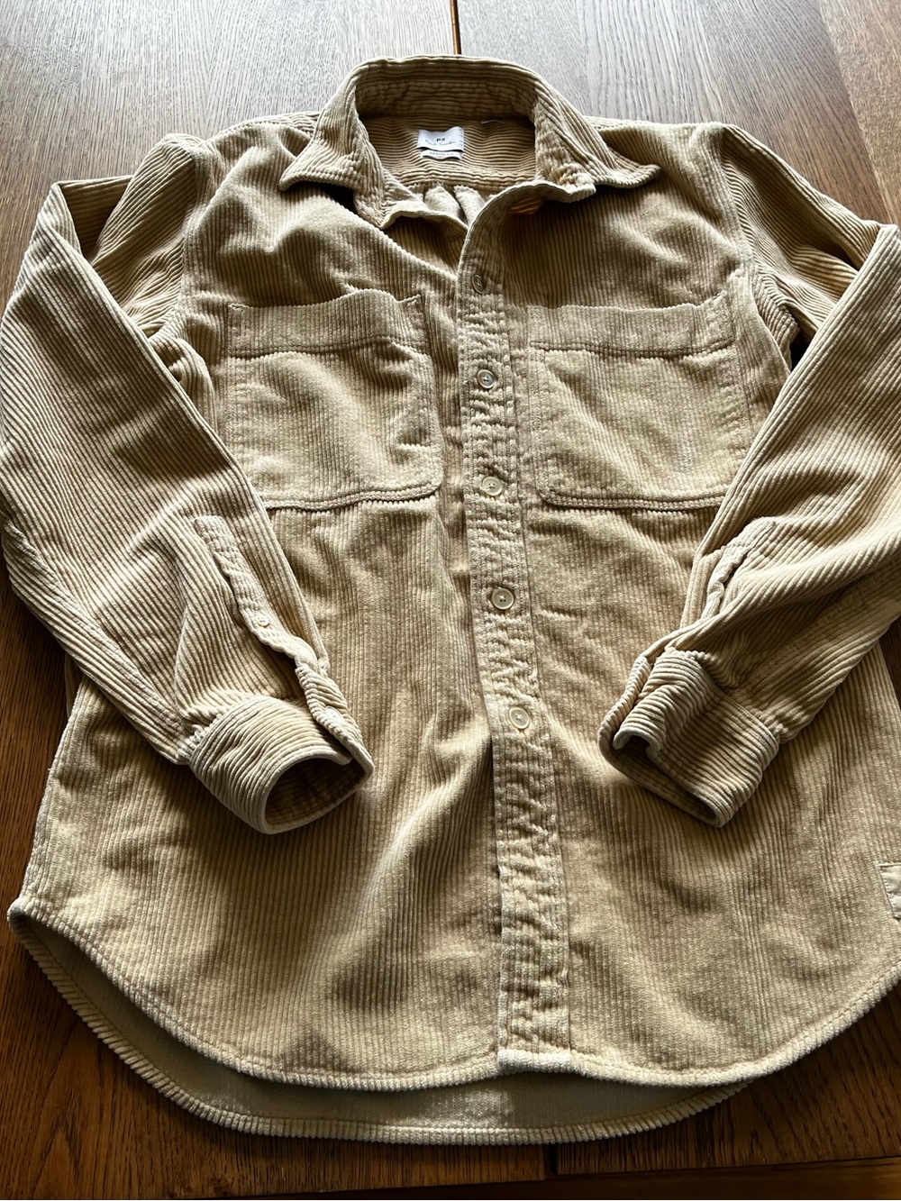 Paul Smith Camel Corduroy Button-Down Shirt